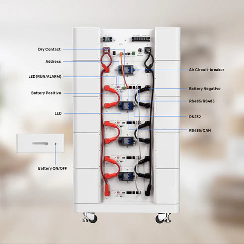All-in-One 15.36kWh LiFePO4 Lithium