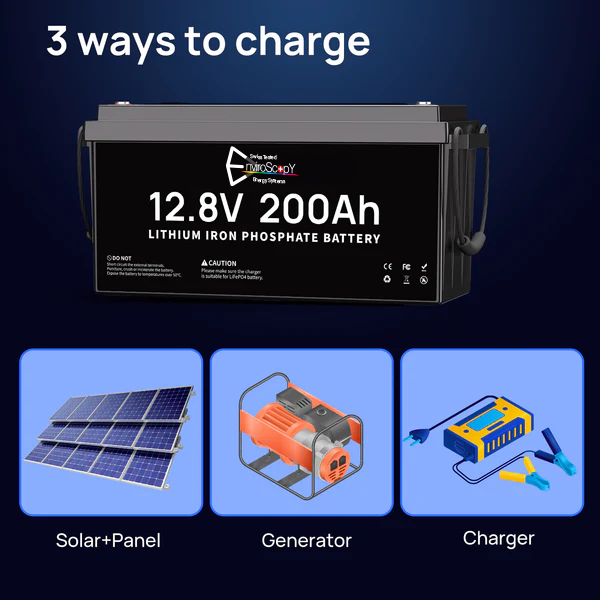 12V 200Ah LiFePO4 Battery
