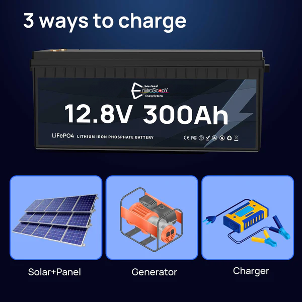 12V 300Ah LiFePO4 Battery