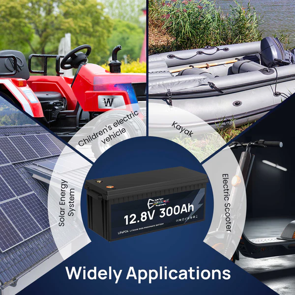 12V 300Ah LiFePO4 Battery