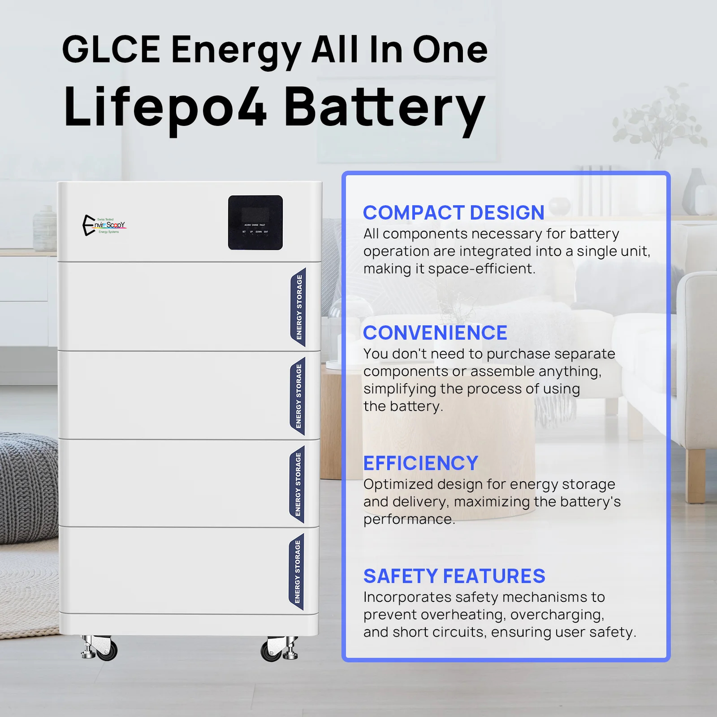All-in-One 10.24kWh LiFePO4 Lithium