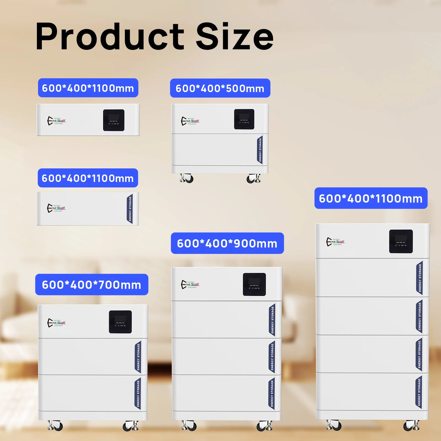 All-in-One 15.36kWh LiFePO4 Lithium